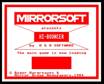 High Bouncers (1984)(Mirrorsoft)[BOUNCE] screen shot title